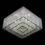 Люстра Квадрат Венеция №5 зеленая в Химках