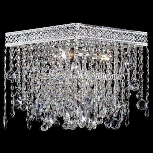 Люстра Квадрат Венеция капель №3 в Химках Гусь Хрустальный