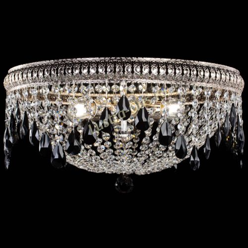 Люстра Лацио №5 журавлик черная в Химках Гусь Хрустальный