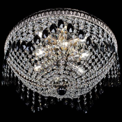 Люстра Лацио №5 журавлик черная в Химках Гусь Хрустальный