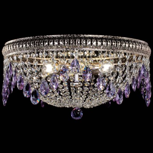 Люстра Лацио №5 журавлик фиолетовая в Химках Гусь Хрустальный