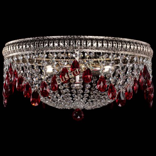 Люстра Лацио №5 журавлик красная в Химках Гусь Хрустальный