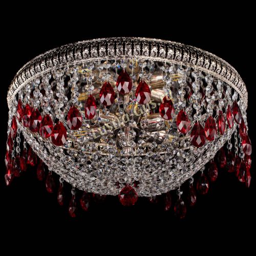 Люстра Лацио №5 журавлик красная в Химках Гусь Хрустальный