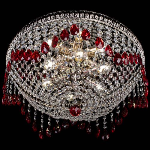 Люстра Лацио №5 журавлик красная в Химках Гусь Хрустальный