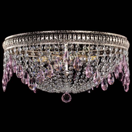 Люстра Лацио №5 журавлик розовая в Химках Гусь Хрустальный