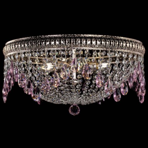 Люстра Лацио №5 журавлик розовая в Химках Гусь Хрустальный