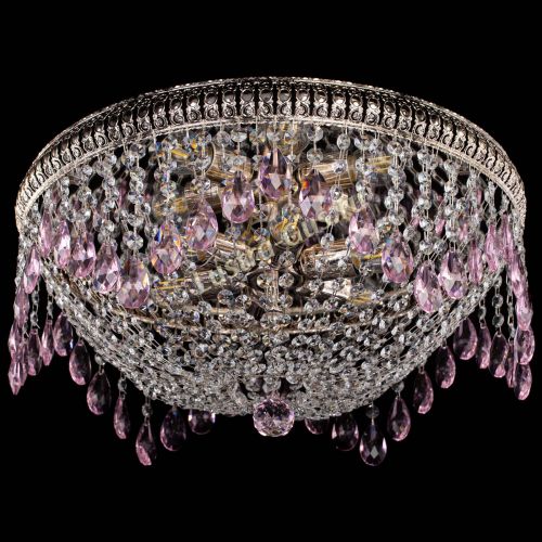 Люстра Лацио №5 журавлик розовая в Химках Гусь Хрустальный