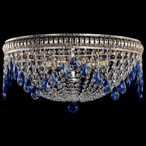 Люстра Лацио №5 журавлик синяя в Химках Гусь Хрустальный