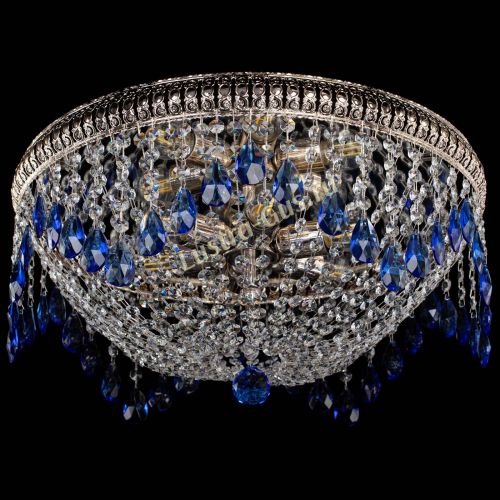 Люстра Лацио №5 журавлик синяя в Химках Гусь Хрустальный