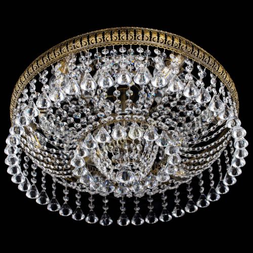 Люстра Лацио Капель Конусы под бронзу в Химках Гусь Хрустальный