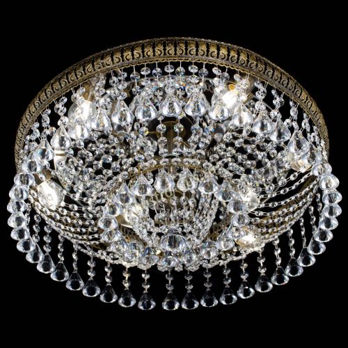 Люстра Лацио Капель Конусы под бронзу в Химках Гусь Хрустальный