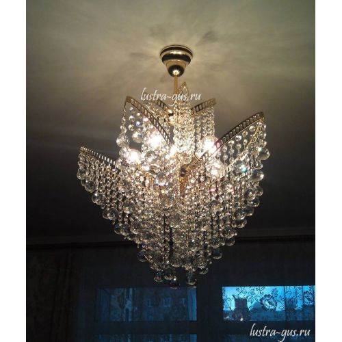 Люстра Лилия № 2 шар в Химках Гусь Хрустальный