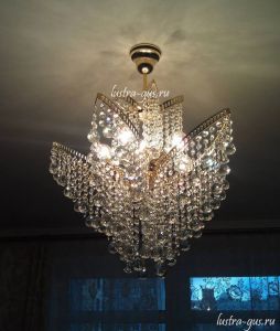 Люстра Лилия № 2 шар в Химках отзыв и фото покупателя