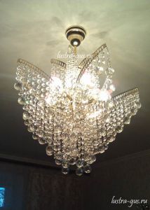 Люстра Лилия № 2 шар в Химках отзыв и фото покупателя