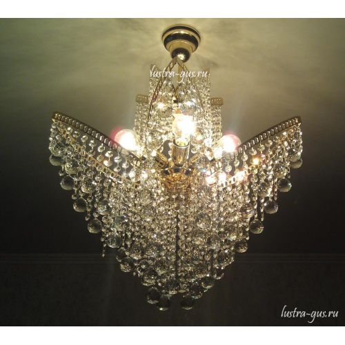 Люстра Лилия № 2 шар в Химках Гусь Хрустальный
