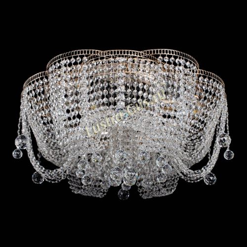 Люстра Лотос №2 700 мм шар в Химках Гусь Хрустальный