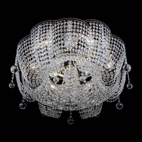 Люстра Лотос №2 700 мм шар в Химках Гусь Хрустальный