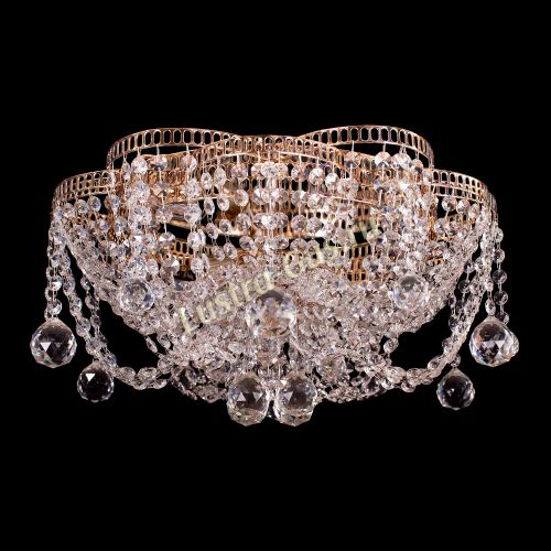 Люстра Лотос №2 шар в Химках Гусь Хрустальный