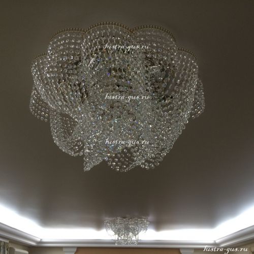 Люстра Лотос Василиса 6 ламп в Химках Гусь Хрустальный