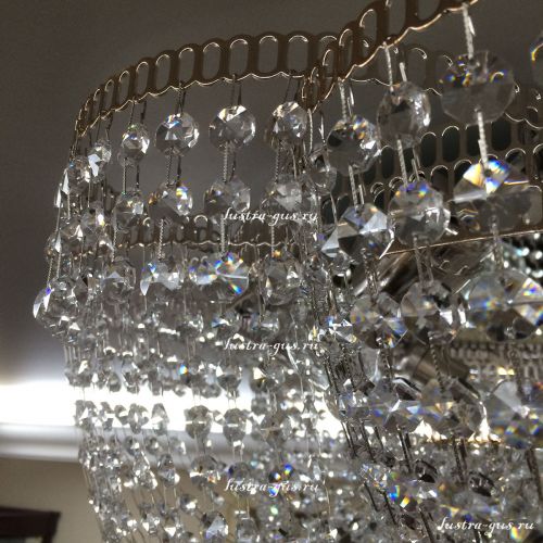 Люстра Лотос Василиса 6 ламп в Химках Гусь Хрустальный