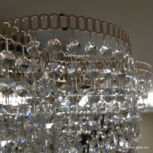 Люстра Лотос Василиса 6 ламп в Химках Гусь Хрустальный