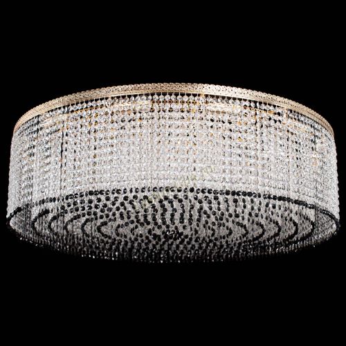 Люстра Милан капель №12 черная в Химках Гусь Хрустальный