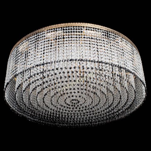 Люстра Милан капель №12 черная в Химках Гусь Хрустальный