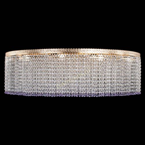 Люстра Милан капель №12 фиолетовая в Химках Гусь Хрустальный