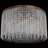 Люстра Милан капель оптикон под бронзу с зеркалом в Химках