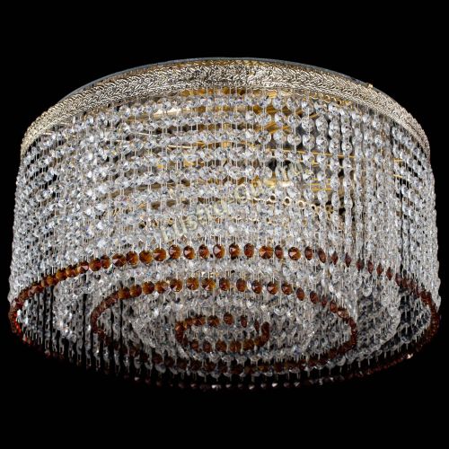 Люстра Милан капель оптикон Чайная в Химках Гусь Хрустальный