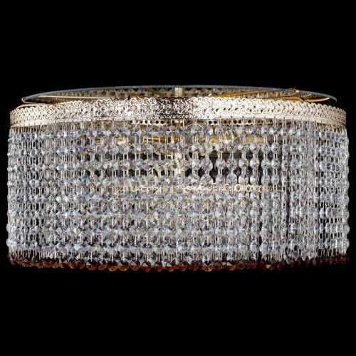 Люстра Милан капель оптикон Чайная в Химках Гусь Хрустальный