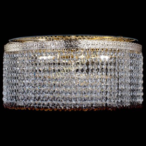 Люстра Милан капель оптикон Чайная в Химках Гусь Хрустальный