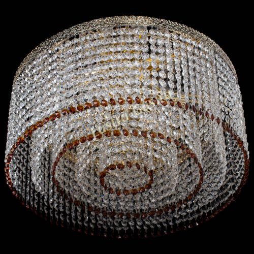 Люстра Милан капель оптикон Чайная в Химках Гусь Хрустальный