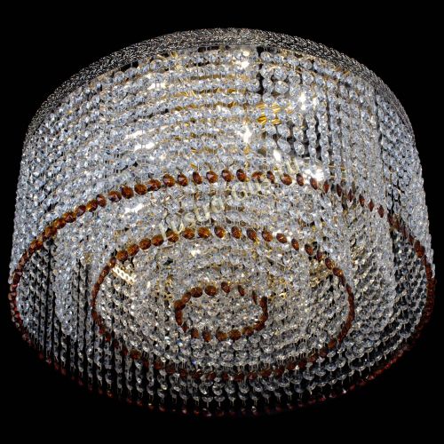 Люстра Милан капель оптикон Чайная в Химках Гусь Хрустальный