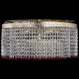 Люстра Милан капель оптикон Красная в Химках