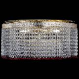 Люстра Милан капель оптикон Красная в Химках