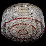 Люстра Милан капель оптикон Красная в Химках