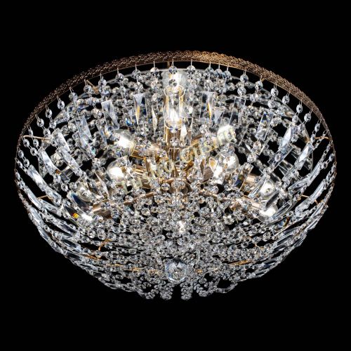 Люстра Милан Купол с пластинками №6 в Химках Гусь Хрустальный