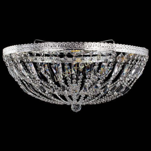 Люстра Милан Купол с пластинками №6 в Химках Гусь Хрустальный