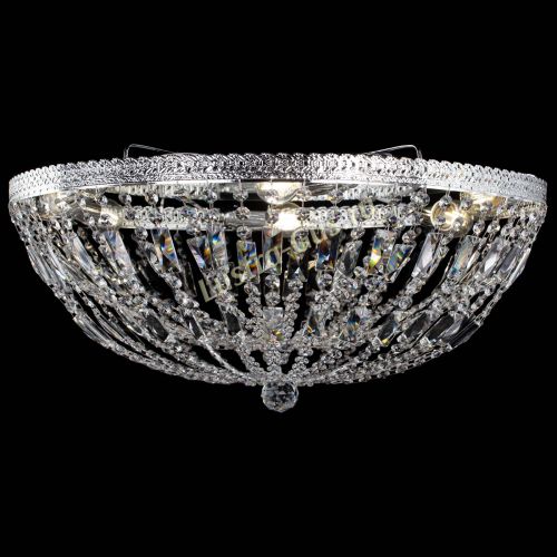 Люстра Милан Купол с пластинками №6 в Химках Гусь Хрустальный