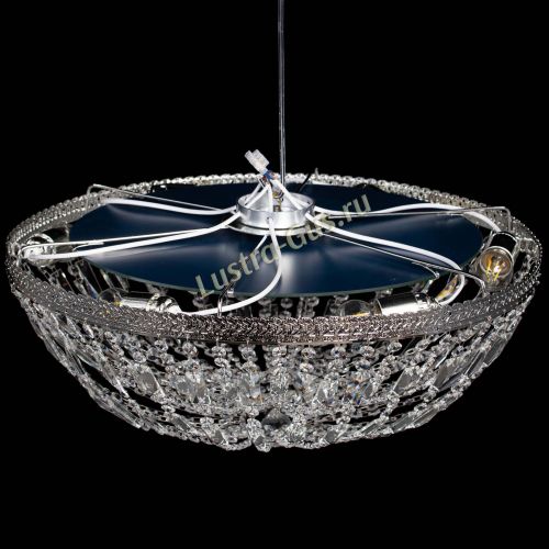 Люстра Милан Купол с пластинками №6 в Химках Гусь Хрустальный