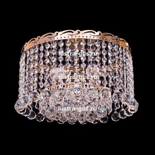 Люстра Анжелика 3 лампы + низ 2 в Химках Гусь Хрустальный