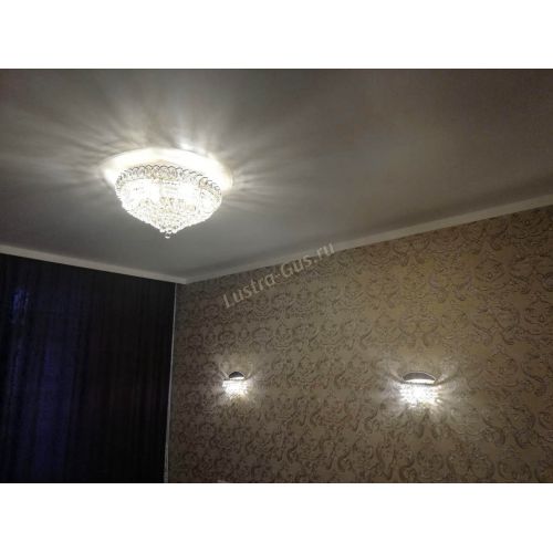 Люстра Кольцо пирамида шар 30 мм в Химках Гусь Хрустальный