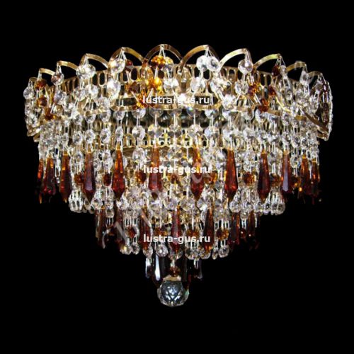 Люстра Крокус большой карандаш цветная  в Химках Гусь Хрустальный