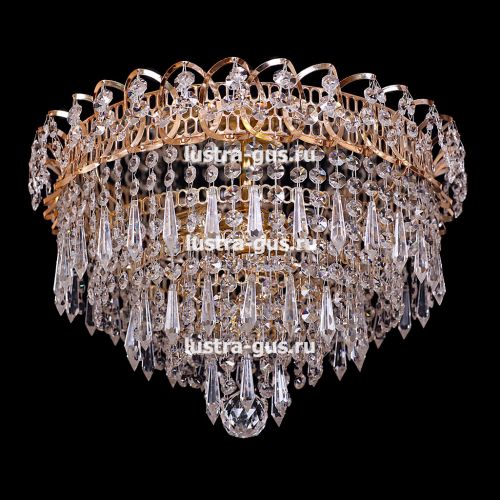 Люстра Крокус 3 лампы карандаш большой в Химках Гусь Хрустальный