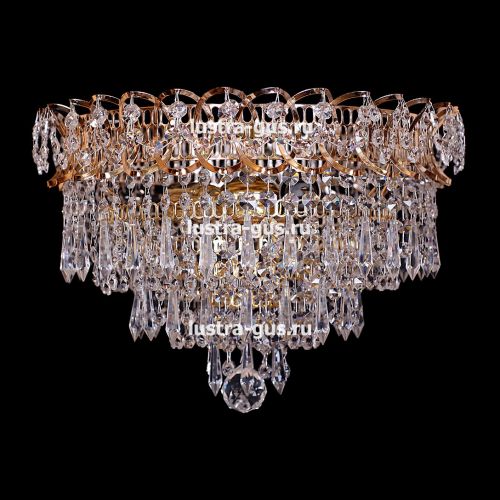 Люстра Крокус 3 лампы карандаш большой в Химках Гусь Хрустальный