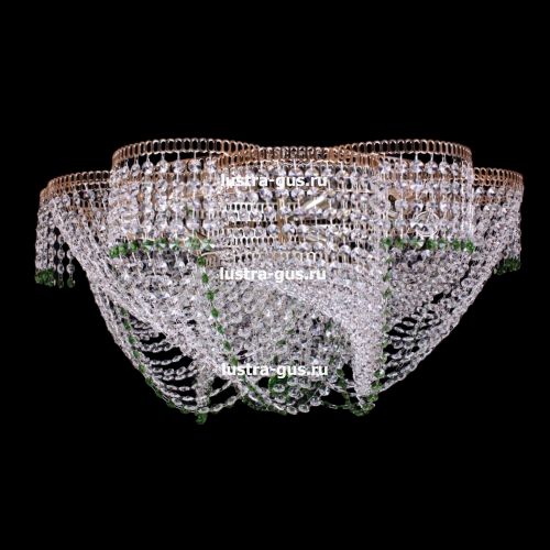 Люстра Лотос Василиса цветная в Химках Гусь Хрустальный