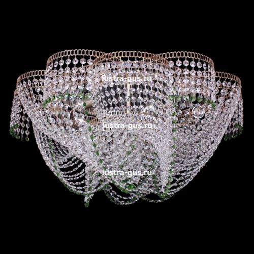 Люстра Лотос Василиса цветная в Химках Гусь Хрустальный