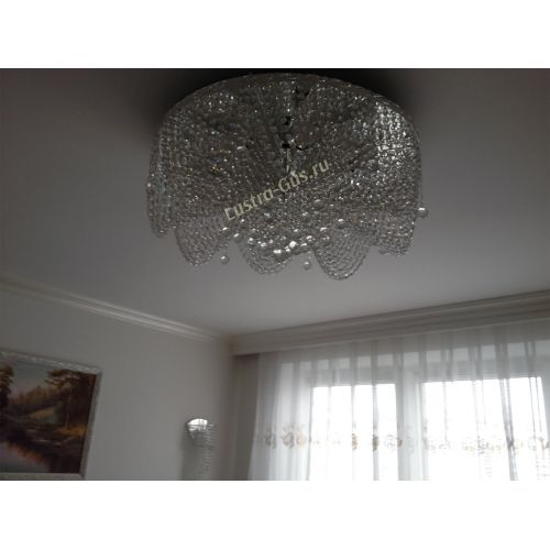 Люстра Виктория шар большая в Химках Гусь Хрустальный