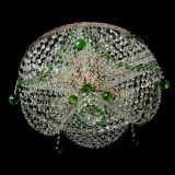 Люстра Виктория зеленая в Химках